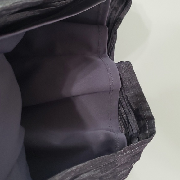 Suzi Chin For Maggie Boutique Sleeveless Mini Dress 8 White Gray Ruched Stretch - Picture 5 of 14